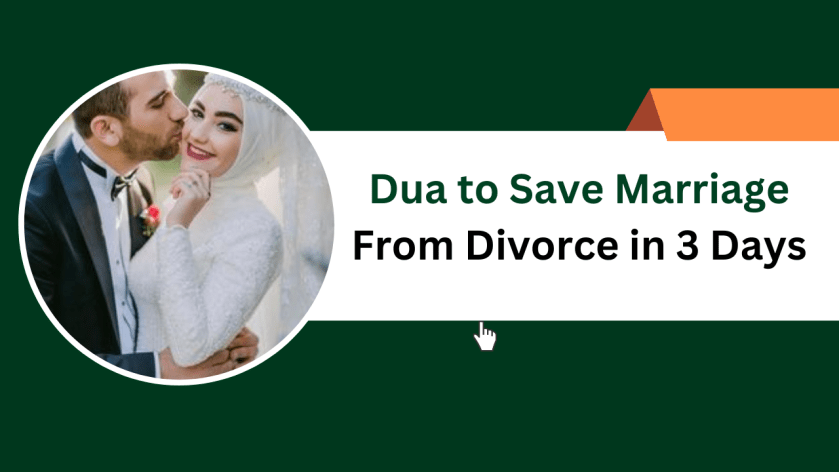 Dua to Save Marriage From Divorce in 3 Days