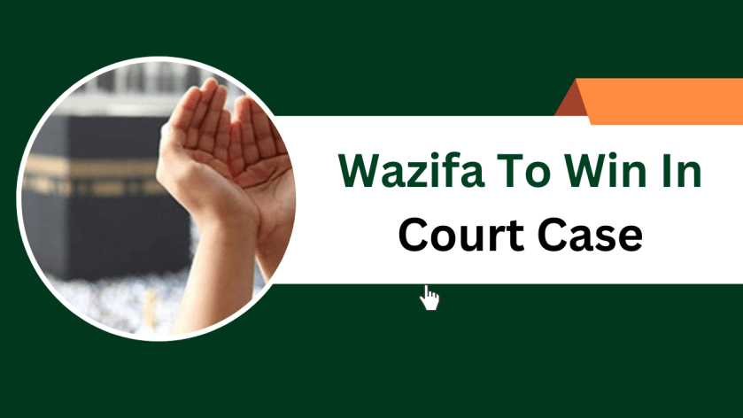 Wazifa To Win In Court Case
