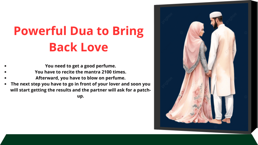 Powerful Dua to Bring Back Love