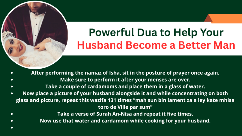 Powerful Dua to Help Your Husband Become a Better Man