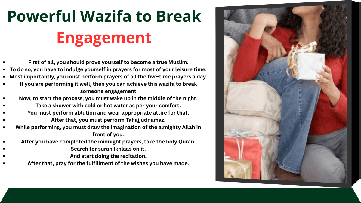 Powerful Wazifa to Break Engagement – 100% Halal Islamic&nbsp;Method